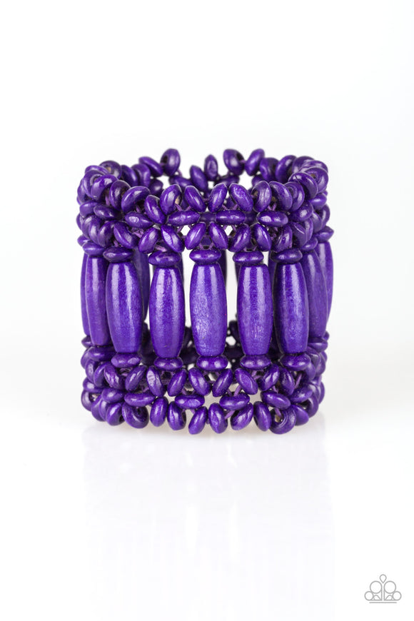 Mesmerizing Magmatic Purple Paparazzi Bracelet All Eyes On U