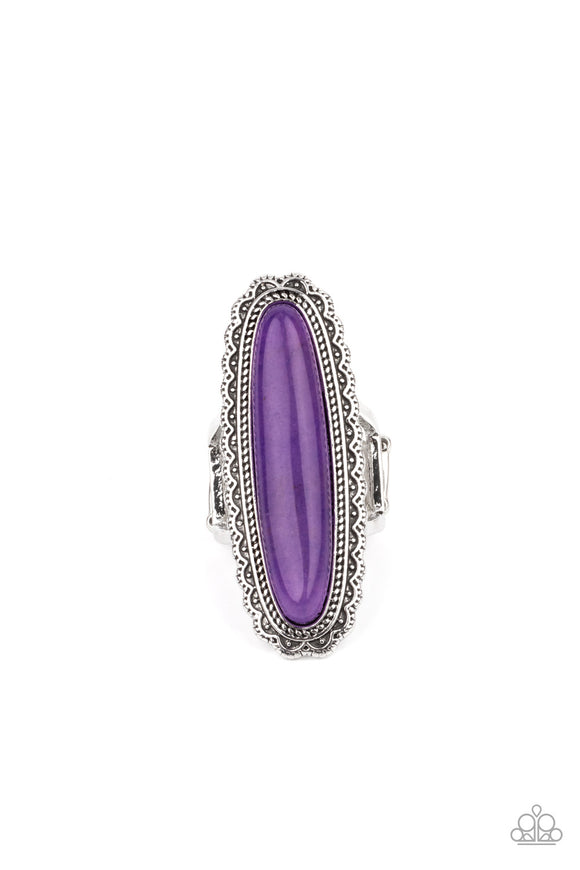 Eco Equinox - Purple Paparazzi Ring All Eyes On U Jewelry