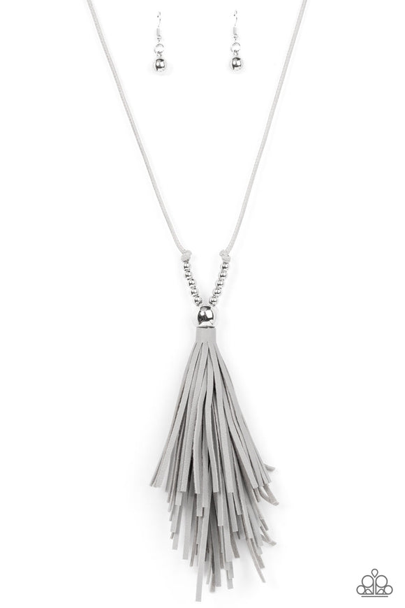 A Clean Sweep - Silver Paparazzi Necklace All Eyes On U Jewelry