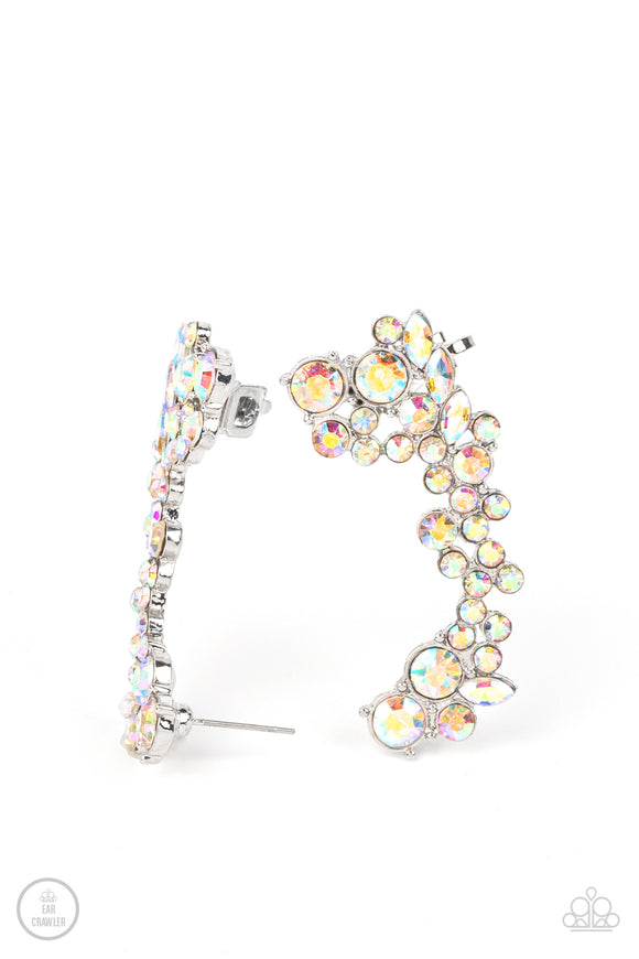Astronomical Allure - Multicolor Paparazzi Earrings All Eyes On U 