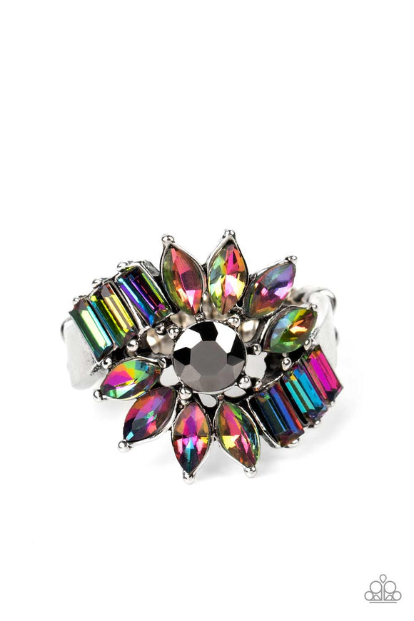 Untamable Universe - Multicolor Paparazzi Ring All Eyes On U Jewelry