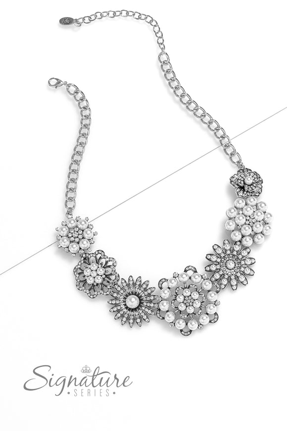 The Raven White Paparazzi Zi Collection Necklace All Eyes On U Jewelry