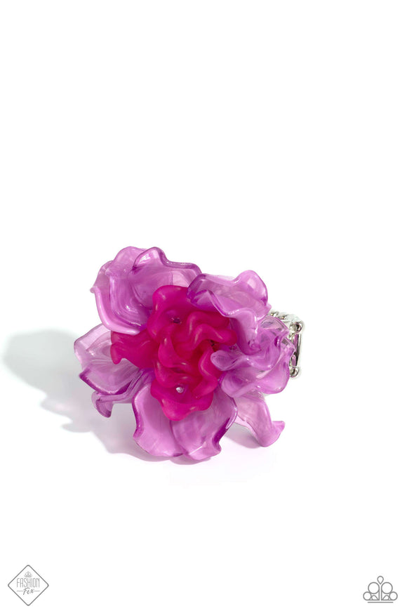 Lush Lotus - Pink Paparazzi Ring