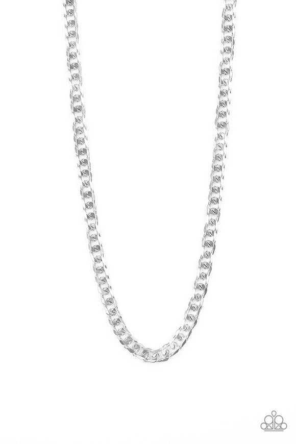 The Game Changer Silver Paparazzi Necklace