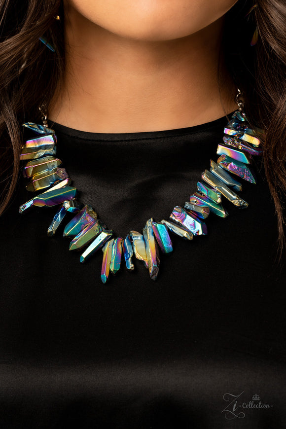 Charismatic Multicolor Paparazzi Necklace All Eyes On U Jewelry 