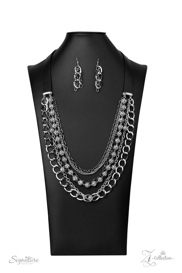 Arlingto Silver Paparazzi Zi Collection Necklace All Eyes On U