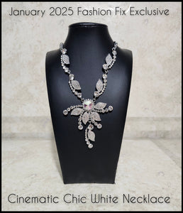 Cinematic Chic White Paparazzi Necklace