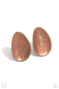 In PLAINS Sight - Copper Paparazzi Earrings