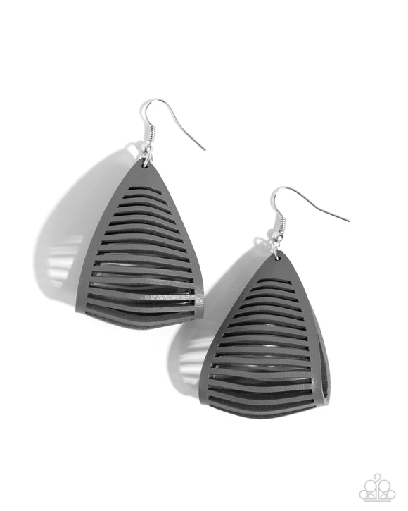 In and OUTBACK - Silver Paparazzi Earrings
