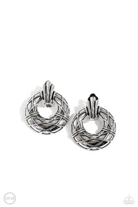 Metro Voyage - Silver Paparazzi Earrings