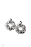 Metro Voyage - Silver Paparazzi Earrings