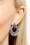 Metro Voyage - Silver Paparazzi Earrings