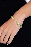 Punky Plot Twist - Green Paparrazi Bracelet