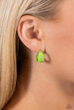 Cover PEARL - Green Paparazzi Earrings