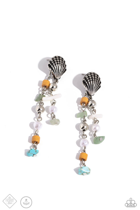 Coastline Collection - Multicolor Paparazzi Earrings