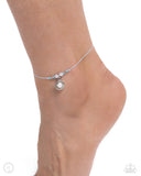 Oyster Overture - Blue Paparazzi Anklet