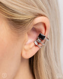 Impressive Shimmer - Silver Paparazzi Earrings