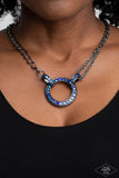 Razzle Dazzle - Blue Paparazzi Necklace All Eyes On U Jewelry 