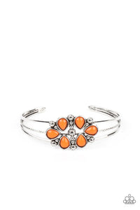 Taj Mahal Meadow - Orange Paparazzi Bracelet