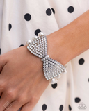 Dashing Demeanor White Paparazzi Bracelet