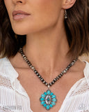 Silmply Santa Fe Blue Paparazzi Fashion Fix Set-June 2025