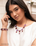 Glimpses of Malibu Purple Paparazzi Fashion Fix Set- December 2025