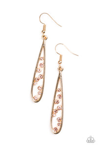 Here Comes The Reign Gold Papararzzi Earrings