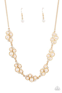 Grace to the Top Gold Paparazzi Necklace