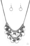 Warning Bells Black Paparazzi Necklace All Eyes On U Jewelry Store