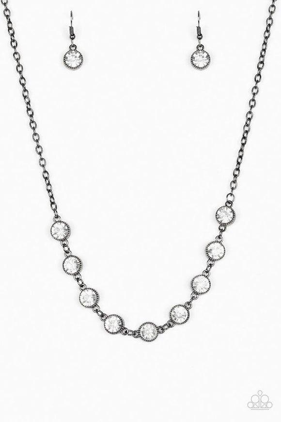 Starlit Socials Black Paparazzi Necklace All Eyes On U Jewelry Store