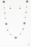 Paparazzi Green Necklace-Eloquently Eloquent All Eyes On U Jewelry 