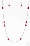 Pacific Piers Red Paparazzi Necklace All Eyes On U Jewelry