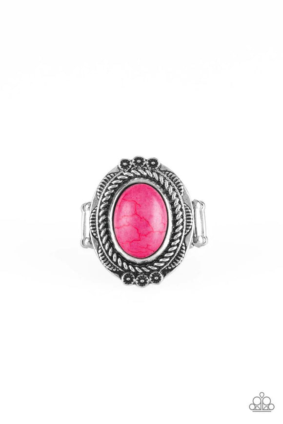 Tumblin Tumbleweeds Pink Paparazzi Ring