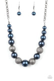 Color Me CEO Blue Paparazzi Necklace All Eyes On U Jewelry