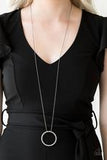 Center Of Attention Black Paparazzi Necklace All Eyes On U Jewelry