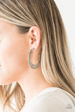 The Hoop Up Silver Paparazzi Earrings