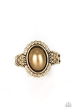 Pearl Party Brass Paparazzi Ring All Eyes On U Jewelry
