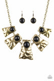 Cougar Brass Paparazzi Necklace