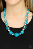 Dine and Dash Blue Paparazzi Necklace All Eyes On U Jewelry 