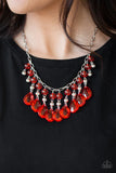 Beauty School Dropout Red Paparazzi Necklace