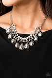 Paparazzi Necklace-All Toget-HEIR Now - Silver All Eyes On U Jewelry
