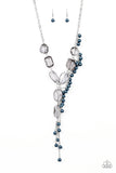 Prismatic Princess Blue Paparazzi Necklace All Eyes On U Jewelry
