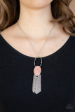 Dewy Desert Pink Paparazzi Necklace All Eyes On U Jewelry Store