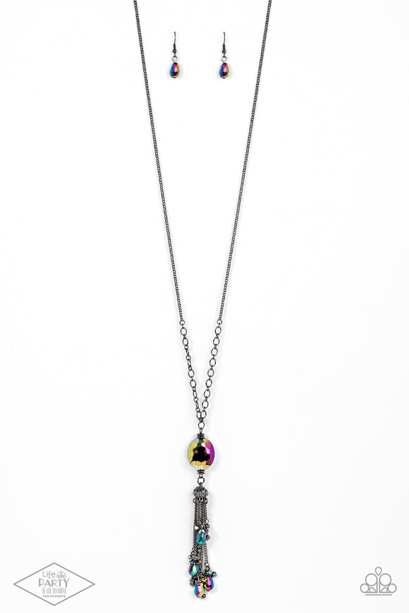 Fringe Flavor - Multicolor Paparazzi Necklace All Eyes On U Jewelry