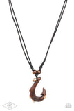 Off The Hook-Brown Paparazzi Necklace All Eyes On U Jewelry