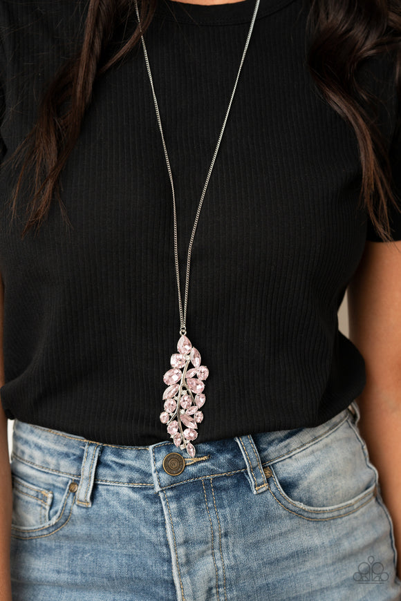 Take a Final BOUGH Pink Paparazzi Necklace All Eyes On U Jewelry