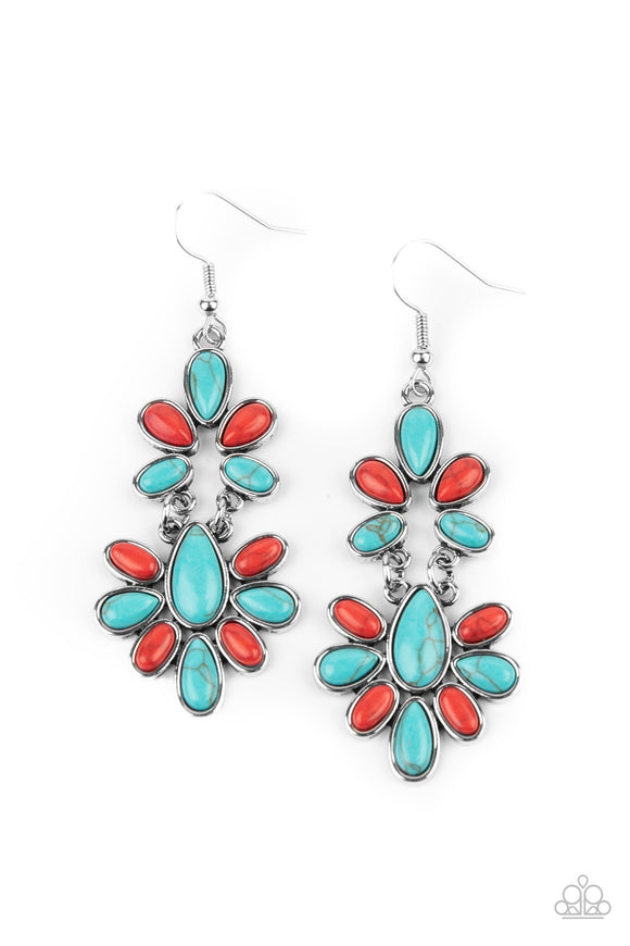 Cactus Cruise Multicolor Paparazzi Earrings All Eyes On Jewelry