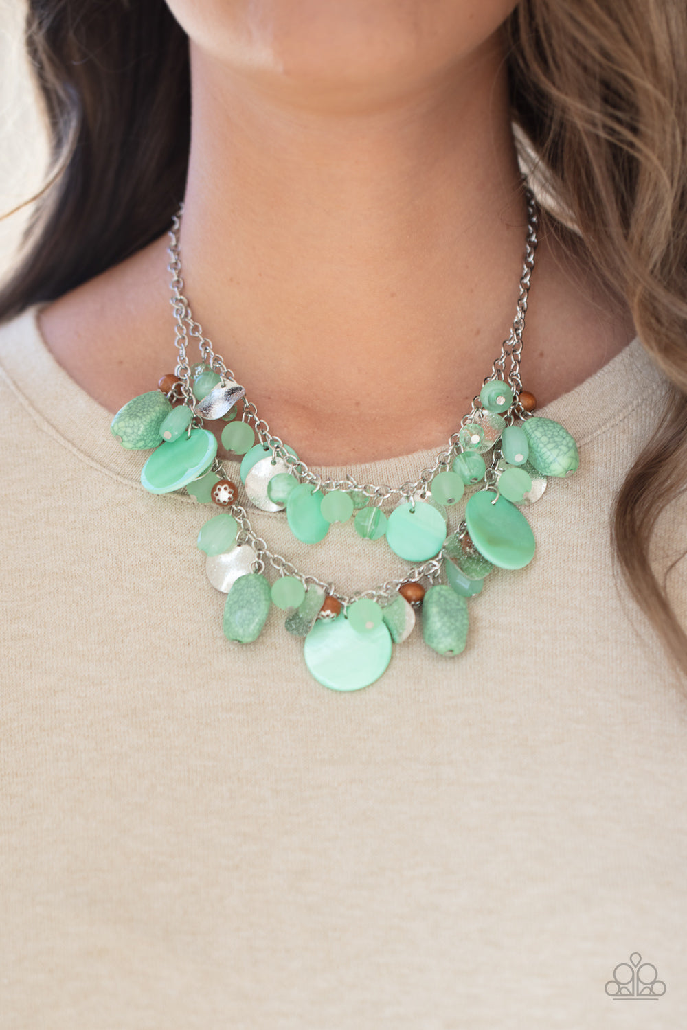 Paparazzi Necklace ~ Trailblazing Talisman - Green – Paparazzi Jewelry |  Online Store | DebsJewelryShop.com