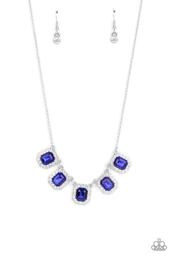 Next Level Luster Blue Paparazzi Necklace All Eyes On U Jewelry Store