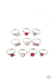 Valentine's Day Starlet Shimmer Multicolor Paparazzi Rings All Eyes On